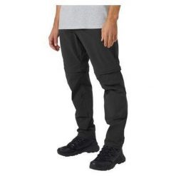 Spodnie turystyczne męskie Helly Hansen Brono Softshell Zip Off Pant. Szare spodnie materiałowe męskie Helly Hansen, bez wzorów, z softshellu, sportowe. Za 546.50 zł.