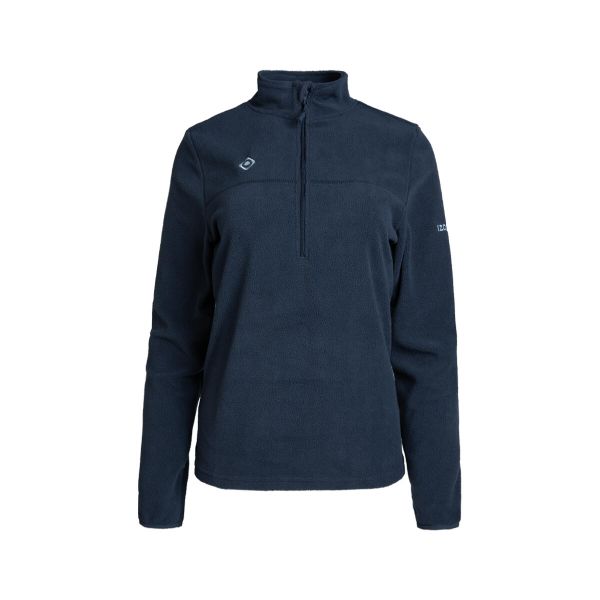 Izas Damska bluza sportowa Sutton W Half-Zip, podnieś swój styl i wydajność. Niebieskie bluzy bez kaptura damskie IZAS, s, bez wzorów, z polaru, bez ramiączek, bez kaptura. Za 113.00 zł.