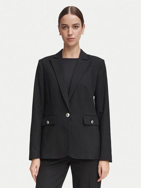 Morgan Marynarka 262-VBOK.F Czarny Regular Fit. Czarne marynarki i żakiety damskie Morgan, bez wzorów, z syntetyku. Za 479.99 zł.
