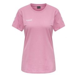 Koszulka damska Hummel hmlGO. Czerwone bluzki sportowe damskie HUMMEL, xs, bez kołnierzyka, bez ramiączek. Za 118.50 zł.