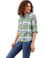 WITT WEIDEN Bluzka w kolorze zielonym rozmiar: 48. Zielone bluzki damskie WITT WEIDEN, bez wzorów, z bawełny, bez kołnierzyka, bez ramiączek. Za 43.68 zł.