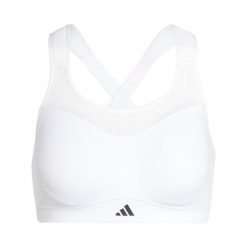 Biustonosz TLRD Impact Training High-Support. Niebieskie biustonosze sportowe damskie Adidas, bez wzorów, z materiału. Za 279.00 zł.
