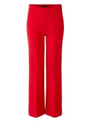 Oui Spodnie w kolorze czerwonym rozmiar: 42. Czerwone spodnie materiałowe damskie Oui, bez wzorów, z materiału. Za 122.09 zł.