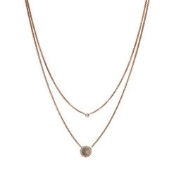 Naszyjnik Fossil. Żółte naszyjniki damskie Fossil, złote. Za 149.99 zł.