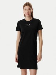 KARL LAGERFELD Sukienka codzienna B2W13071 Czarny Regular Fit. Czarne sukienki damskie Karl Lagerfeld, na co dzień, xs, bez wzorów, z bawełny, bez kołnierzyka, bez ramiączek, proste. Za 649.99 zł.