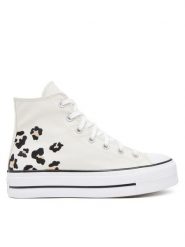 Converse Trampki Chuck Taylor All Star Lift Platform A14936C Écru. Trampki i tenisówki damskie Converse, bez wzorów, z materiału. Za 269.99 zł.