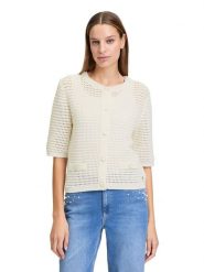 BETTY & CO Kardigan w kolorze kremowym rozmiar: 40. Brązowe kardigany damskie Betty & Co., bez wzorów. Za 149.31 zł.