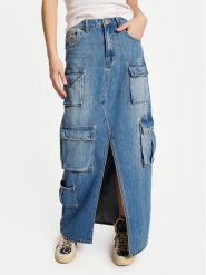 One Teaspoon Spódnica jeansowa 90's 26248 Niebieski Regular Fit. Niebieskie spódniczki damskie One Teaspoon, s, bez wzorów, z bawełny. Za 469.99 zł.