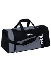 Torba sportowa Erima Six Wings. Czarne torby męskie na ramię Erima, bez wzorów, z poliesteru, na ramię. Za 109.99 zł.