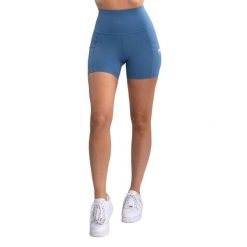 Spodenki treningowe damskie Venum Essential Women'S Bike Shorts. Niebieskie spodenki sportowe damskie VENUM, bez wzorów, sportowe. Za 179.99 zł.