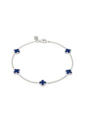 KUZZOI Bransoletka Męska Wisiorek Koniczyna Łańcuszek Pancerny 925 Sterling Silver Pozłacany Lato / Plażowe Złoto 21 cm Bransoletki 1 ct Męskie. Szare biżuteria dla mężczyzn KUZZOI, pozłacane. Za 298.99 zł.