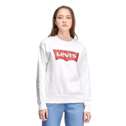 Bluza Z Grafiką Dla Pań I Panów. Białe bluzy z kapturem damskie Levi's, m, z bawełny. Za 448.99 zł.