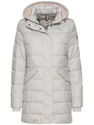 Camel Active Płaszcz pikowany w kolorze jasnoszarym rozmiar: 38. Szare płaszcze damskie Camel Active, bez wzorów, z puchu. Za 479.76 zł.