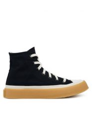Converse Trampki Chuck Taylor All Star Retro Rubber A10682C Czarny. Czarne trampki i tenisówki męskie Converse, bez wzorów, z materiału, bez zapięcia. Za 239.99 zł.