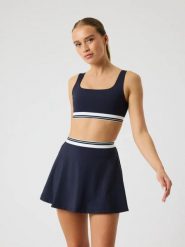 Bjorn_borg ACE COURT TOP damski NIGHT SKY. Niebieskie topy sportowe damskie Björn Borg, xs, bez wzorów, bez ramiączek. Za 247.00 zł.