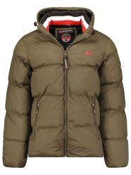 Canadian Peak Kurtka pikowana "Anceleak" w kolorze khaki rozmiar: L. Brązowe kurtki męskie Canadian Peak, l, bez wzorów, bez kaptura. Za 222.41 zł.