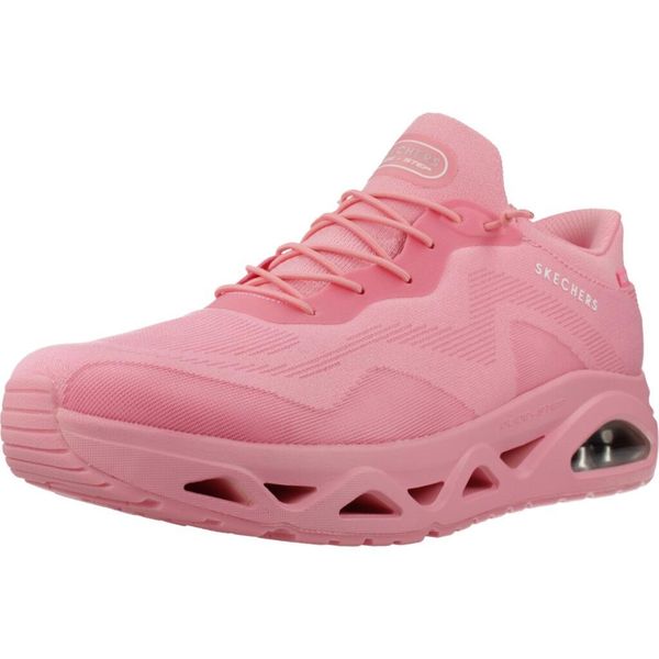 Buty SKECHERS SLIP - INS UNO GLIDE STEP AIR GLIDERS Rose. Czerwone obuwie treningowe damskie Skechers, na fitness i siłownię. Za 370.99 zł.