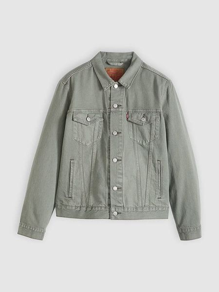 Levi's Kurtka dżinsowa w kolorze szarym rozmiar: XL. Szare kurtki męskie Levi's, s, z aplikacjami, z bawełny, bez kaptura. Za 289.95 zł.