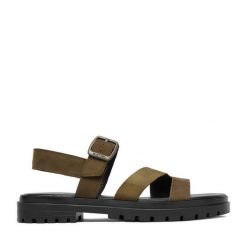 Sandały G-Star Raw. Brązowe sandały damskie G-Star Raw, bez wzorów, bez obcasa, na płaskiej podeszwie. Za 259.99 zł.