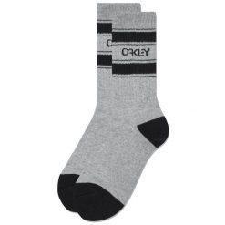 Skarpetki turystyczne unisex Oakley B1B Icon Socks 3 pary. Czarne skarpetki męskie Oakley, bez wzorów. Za 50.99 zł.