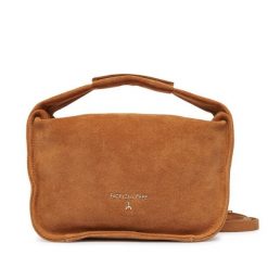 Torebka Patrizia Pepe. Brązowe torebki klasyczne damskie Patrizia Pepe, bez wzorów, bez dodatków. Za 1,089.00 zł.