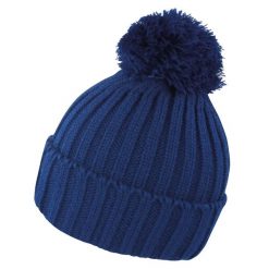 Dzianinowa Czapka HDI Quest Dla Dorosłych Unisex. Niebieskie czapki męskie RESULT WINTER ESSENTIALS, bez wzorów, z dzianiny. Za 33.99 zł.