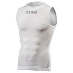 Tank top Sixs SMX. Białe topy damskie SIXS, xl, bez wzorów, bez kołnierzyka. Za 216.00 zł.