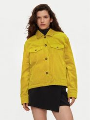 United Colors Of Benetton Kurtka przejściowa 2HKTDN06O Żółty Regular Fit. Żółte kurtki damskie United Colors Of Benetton, m, bez wzorów, z bawełny, bez kaptura. Za 289.99 zł.
