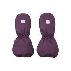 Rękawiczki zimowe dziecięce Reima Nouto. Fioletowe rękawiczki dziecięce Reima, z tkaniny, bez ramiączek. Za 89.99 zł.