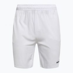 Spodenki męskie Diadora Core Bermuda. Białe szorty męskie Diadora, na lato, bez wzorów, z elastanu. Za 83.99 zł.