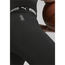 Męskie spodenki do koszykówki Hoops Team PUMA Black. Czarne szorty męskie Puma, bez kołnierzyka. Za 199.00 zł.
