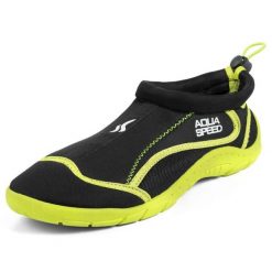 Buty do wody Aqua Speed 28A. Czarne buty sportowe na co dzień damskie Aqua-Speed, bez wzorów. Za 44.99 zł.