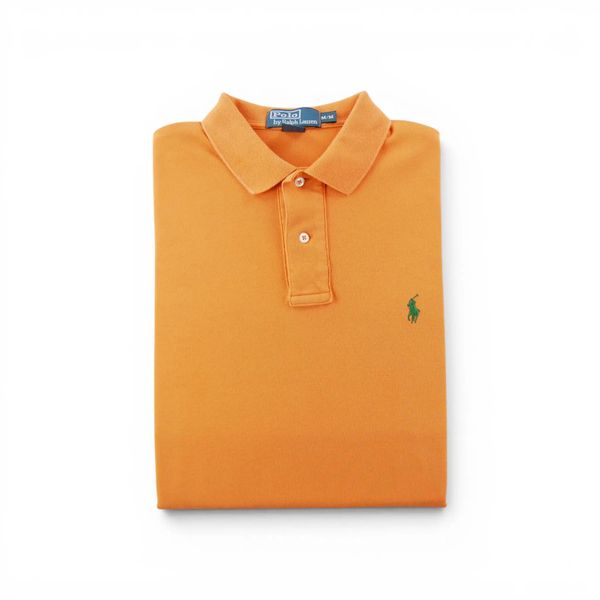 Polo Ralph Lauren koszulka męska z krótkim rękawem. Brązowe koszulki polo męskie Ralph Lauren, m, bez wzorów, z tkaniny, bez ramiączek. Za 127.76 zł.