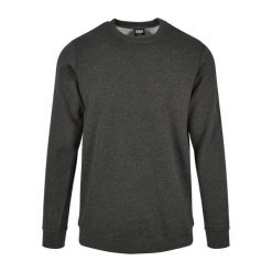 Męski Sweter Z Frotte Z Dekoltem W Szpic. Brązowe swetry męskie Urban Classics, m, bez wzorów, bez kołnierzyka. Za 122.99 zł.