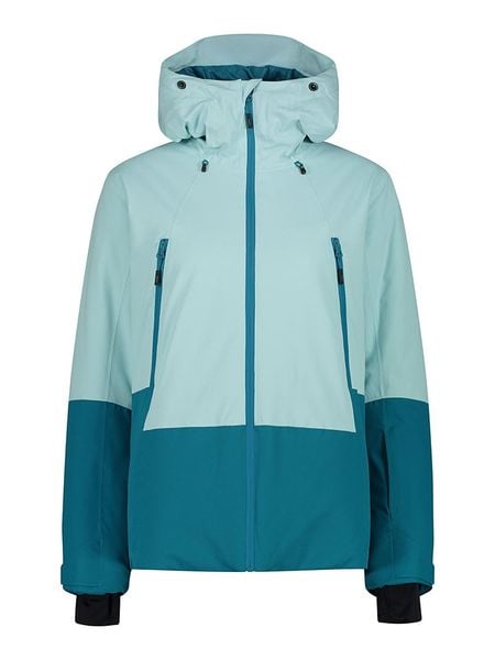 CMP Kurtka narciarska w kolorze turkusowym rozmiar: 42. Niebieskie kurtki narciarskie i snowboardowe damskie CMP, bez wzorów, bez kaptura, narciarskie. Za 478.62 zł.
