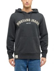Męska Bluza Nierozpinana Mustang Style Eden Pirate Black 1017554 4088. Czarne bluzy z kapturem męskie Mustang, m. Za 139.99 zł.