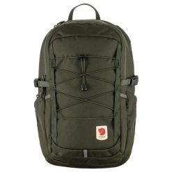 Plecak na laptopa Fjallraven Skule 20 - deep forest. Zielone plecaki damskie Fjällräven, bez wzorów. Za 379.49 zł.