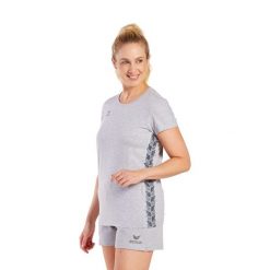 Damska koszulka Erima Essential Team. Szare bluzki damskie Erima, m, bez wzorów, z bawełny, bez kołnierzyka. W wyprzedaży za 77.00 zł.