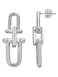 U.S. Polo Assn. Kolczyki-wkrętki z kryształami rozmiar: onesize. Szare kolczyki damskie U.S. Polo Assn., z kryształem, metalowe. Za 95.99 zł.