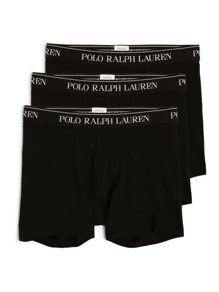 Polo Ralph Lauren Obcisłe bokserki pakowane po 3 szt. Mężczyźni Bawełna czarny, XL. Czarne bokserki męskie Polo Ralph Lauren, bez wzorów, z bawełny. Za 249.95 zł.