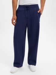Polo Ralph Lauren spodnie do biegania Mężczyźni niebieski, S. Niebieskie spodnie materiałowe męskie Polo Ralph Lauren, bez wzorów, z bawełny, eleganckie. Za 769.95 zł.