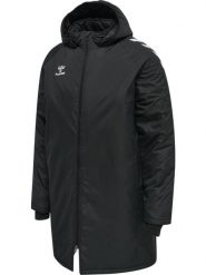 Kurtka parka HML CORE XK BENCH JACKET. Czarne parki damskie HUMMEL, l, bez wzorów, z materiału. Za 280.00 zł.