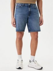 Tommy Hilfiger Szorty jeansowe Dover MW0MW42557 Niebieski Regular Fit. Niebieskie szorty męskie Tommy Hilfiger, z bawełny, bez kołnierzyka. Za 369.99 zł.