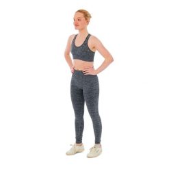 Damski zestaw sportowy Xtreme - legginsy sportowe + top sportowy - Antracyt. Szare legginsy damskie XTREME SOCKSWEAR, xl, bez wzorów, bez ramiączek. Za 177.99 zł.