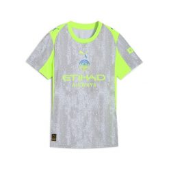 Damska trzecia koszulka Manchester City 25/26 PUMA Cool Weather Pro Green Blue. Niebieskie bluzki damskie Puma, bez wzorów, sportowe, bez kołnierzyka, bez ramiączek. Za 439.00 zł.