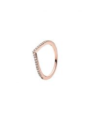 Pandora Pozłacany pierścionek z cyrkoniami rozmiar: 48. Żółte pierścionki damskie Pandora, z cyrkonią, pozłacane. Za 147.91 zł.