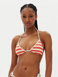 Tommy Hilfiger Góra od bikini UW0UW05901 Pomarańczowy. Brązowe bikini damskie Tommy Hilfiger, bez wzorów. Za 129.99 zł.