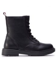 Geox Kozaki J Eclair G. D J049QD 000BC C9999 S Czarny. Czarne kozaki dziewczęce Geox, bez wzorów, ze skóry, bez obcasa. Za 239.99 zł.