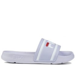 Klapki damskie na basen Fila MORRO BAY. Białe klapki damskie Fila, bez wzorów, z gumy, bez obcasa. Za 88.00 zł.