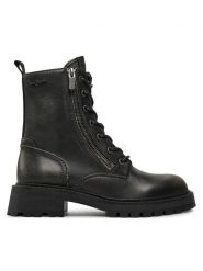 Pepe Jeans Trapery Kane PLS50548 Czarny. Czarne trapery damskie Pepe Jeans, z jeansu, bez obcasa. Za 829.99 zł.